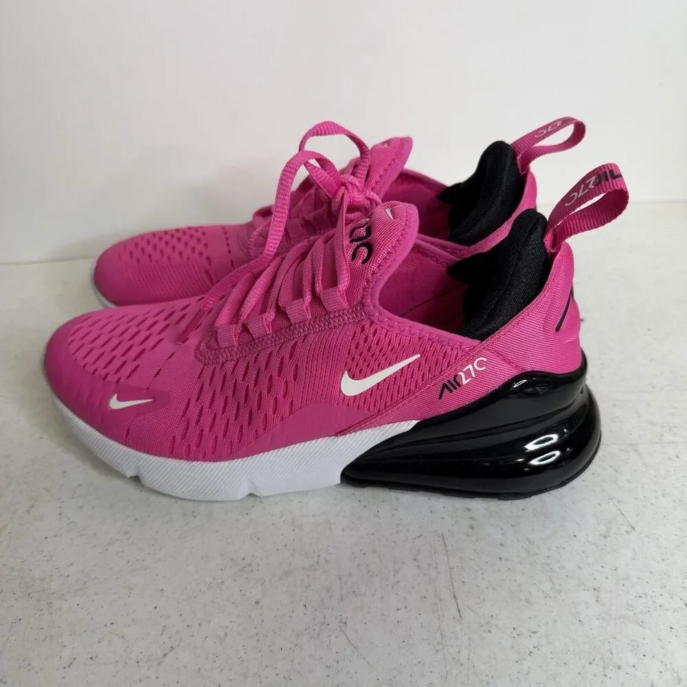 Nike Air Max 270 GS Pink Mesh Shoes